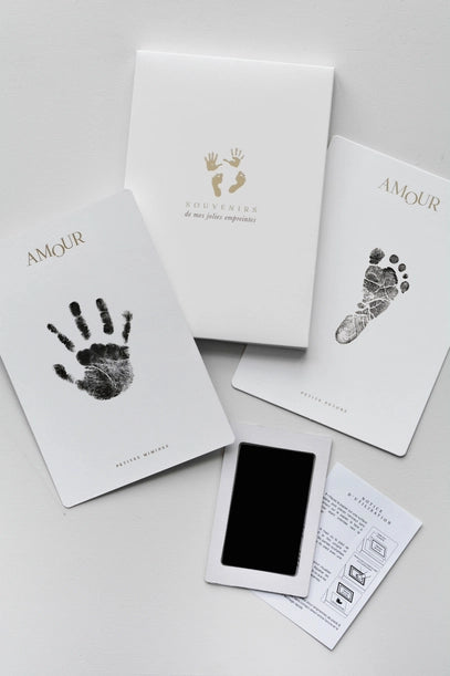 Kit de cartes empreintes pour bébé