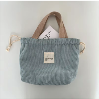 Sac à main - Velours Bleu